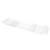 Clear Expandable Bathtub Tray PET   Water Resistant Bath Tub Tray Table for Bathroom