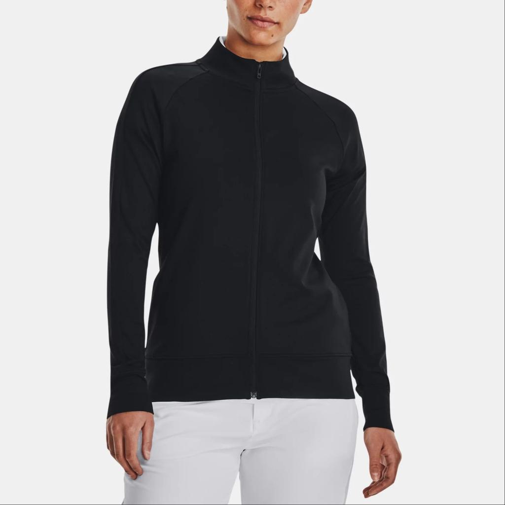 Under Armour UA Storm Midlayer Jednobarevná Prodyšná Bunda s Dlouhým Rukávem Dámské bundy Černá 1377331-001