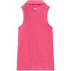 Kith Kids 2024 Summer Collection Wave Letter Solid Color Zipper Casual Sleeveless Dress Kids Dresses Mountain-Pink KHK080034-695
