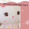 Peluche Lapin Mignon Animal en Peluche Lapin Doux Poupée Lapin Kawaii Oreiller de Sommeil Cadeau d'Anniversaire pour Enfants Filles Lapin Doux et Câlin pour Vous