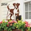 Metall-Tierfiguren für den Garten Rostiger Dekorationspfahl Huhn Faultier Schwein Hund Tiere Silhouette Wetterbeständige Dekorationen Hofkunst Skulptur