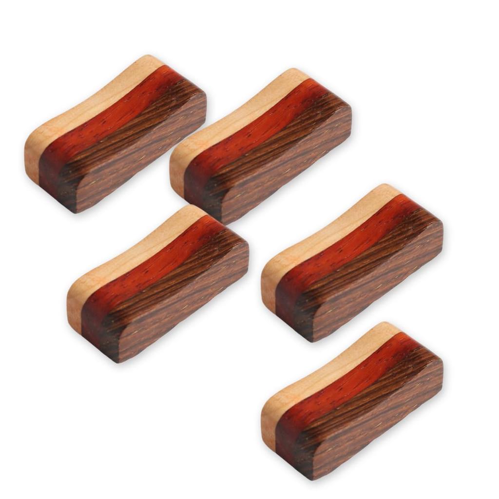 Wooden Chopstick Set of Current Model J-kitchens Rests, Parquet, Rosewood, 5, 4.2x1.8cm,