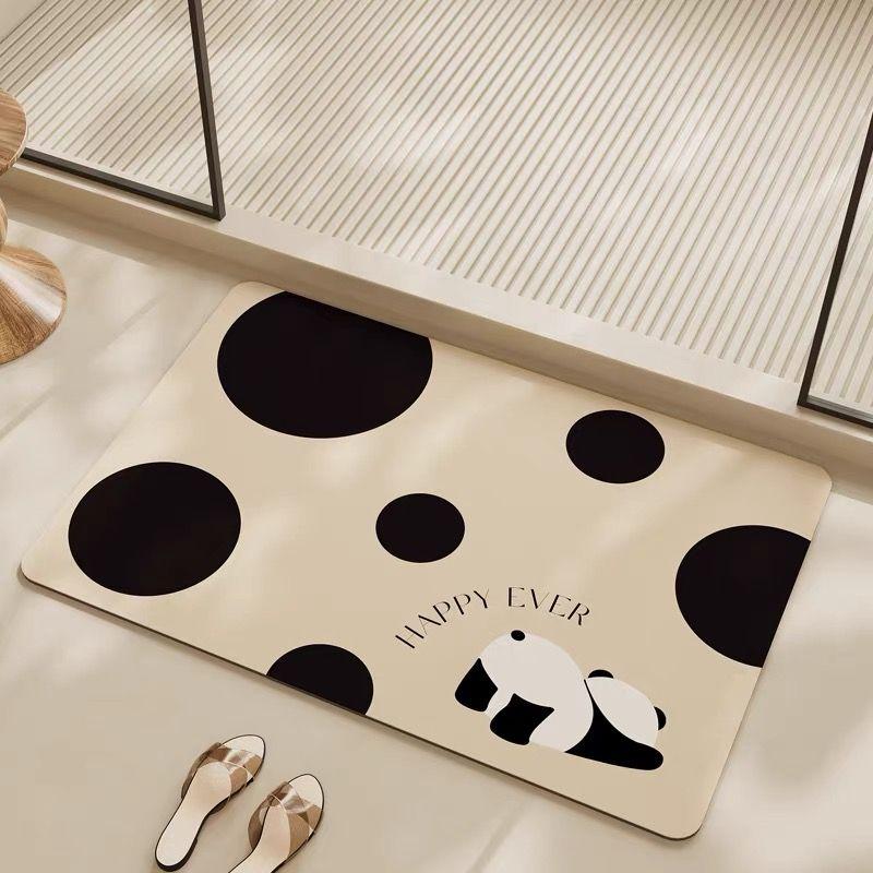 Kieselgur Badezimmer Saugfähige Bodenmatte Toiletteneingangstür Rutschfeste Matte Toilettenbodenmatte Toilette Haushalts Teppich