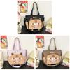 Cartoon Student Tote Bag With Large Capacity And Colorful Contrast For Daily Use