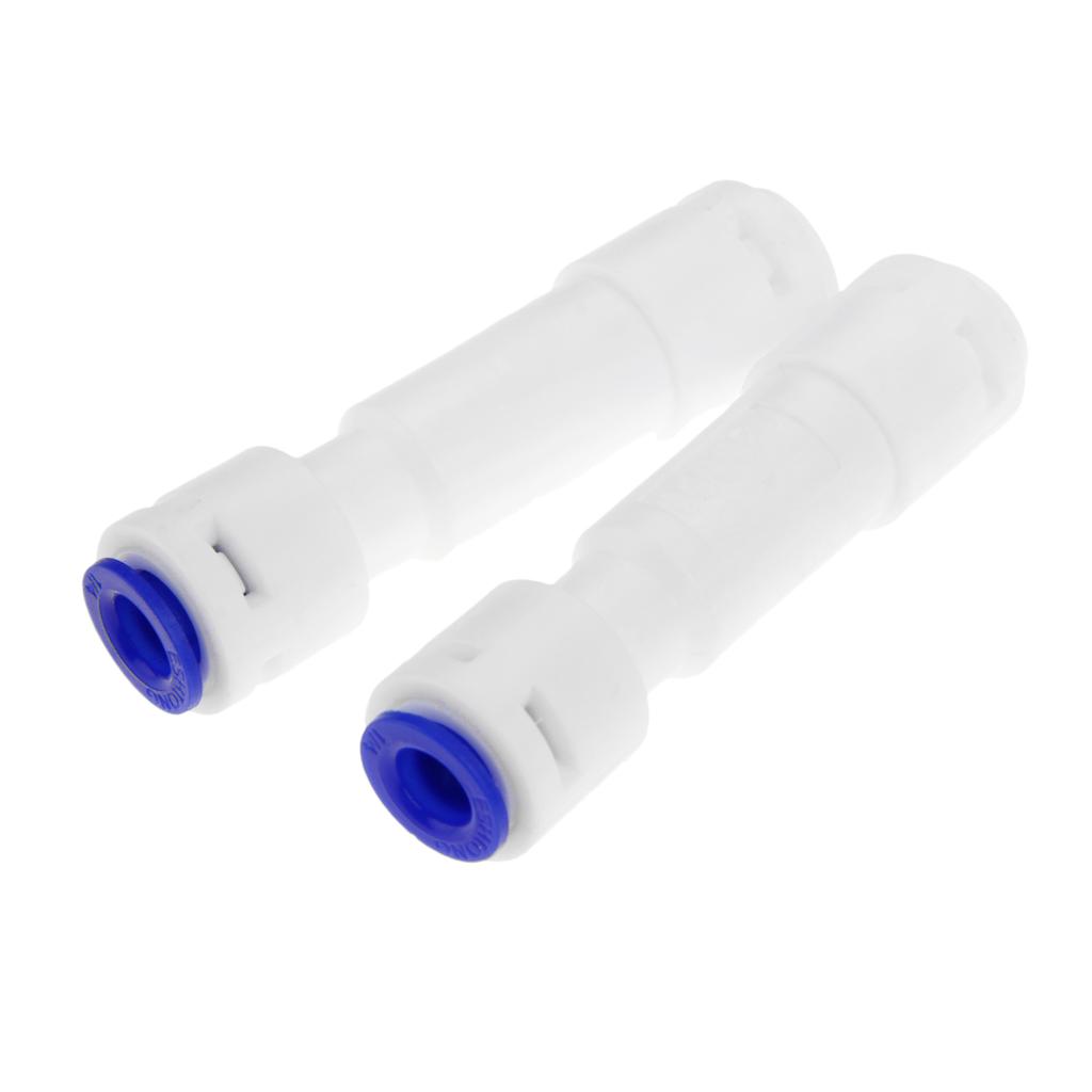 150CC to 1500CC RO Water System Waste Water Flow Regulater Restrictor 1/4" OD Hose Reverse Osmosis Quick Pipe Fittiing Plastic