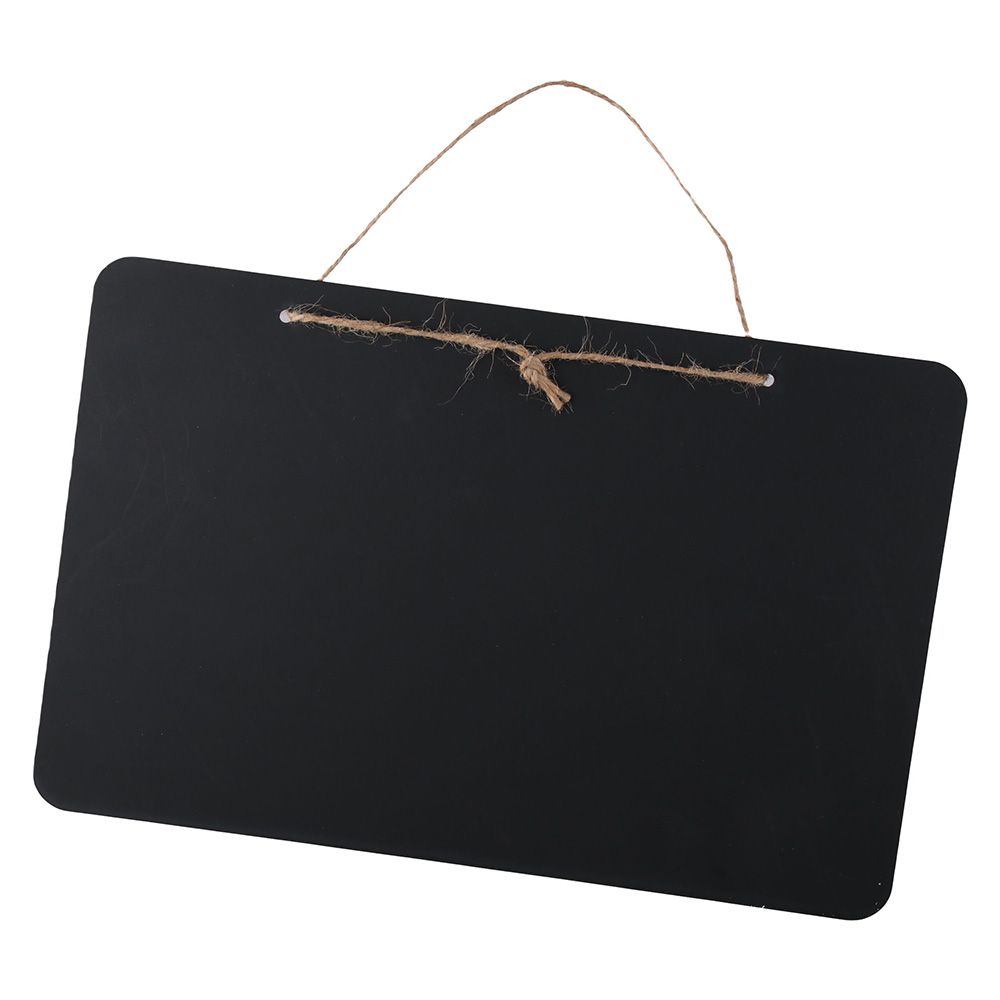 Hanging Small Chalkboard Signs Double Sided Erasable Message Board Sign with Hanging String Memo Message Menu Boards