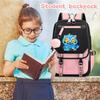 Backpack, Back To School, Cartoon Cute Travel Backpack Print Peripheral Double-shoulder Backpack For Teenagers, Students, Boys And Girls