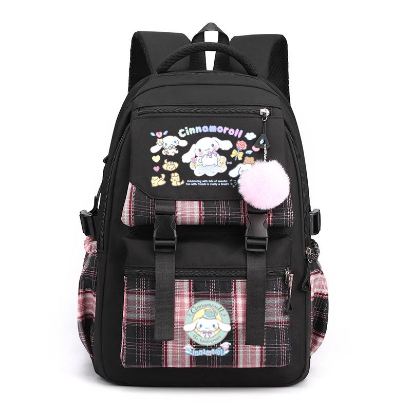 Cartoon Big Ears Puppy Printed Backpack Student School Bag College Wind Large Capacity School Bag no specification