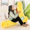 Yellow Chicken Plush Toy - Removable and Washable Hugging Pillow Doll for Kids, Leg-Clamping Stuffed Animal.