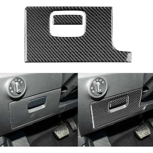 Durable Carbon Fiber Compatible with Volkswagen VW Jetta A7 2019-2025 2020 2021 2022 2023 2024 Accessories Car Gear Shift Control Anti-Scratch Panel