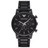 AR1895 Luigi Black Chronograph Men's Watch