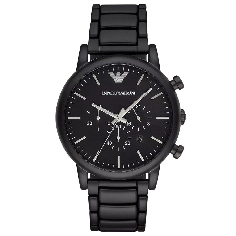 Emporio Armani Orologio da uomo cronografo Luigi nero AR1895