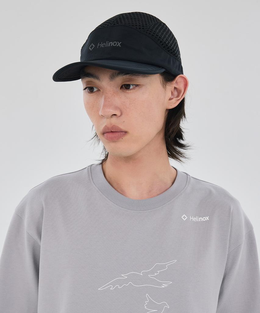 Hellinogseuweeo Mesh Hybrid Cap_Black
