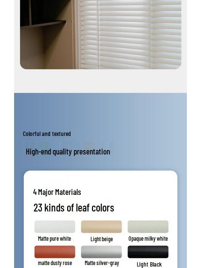 Venetian Roller Blinds - Blackout Shading for Bathroom, Toilet, Office, and Kitchen Windows, No Drilling Required