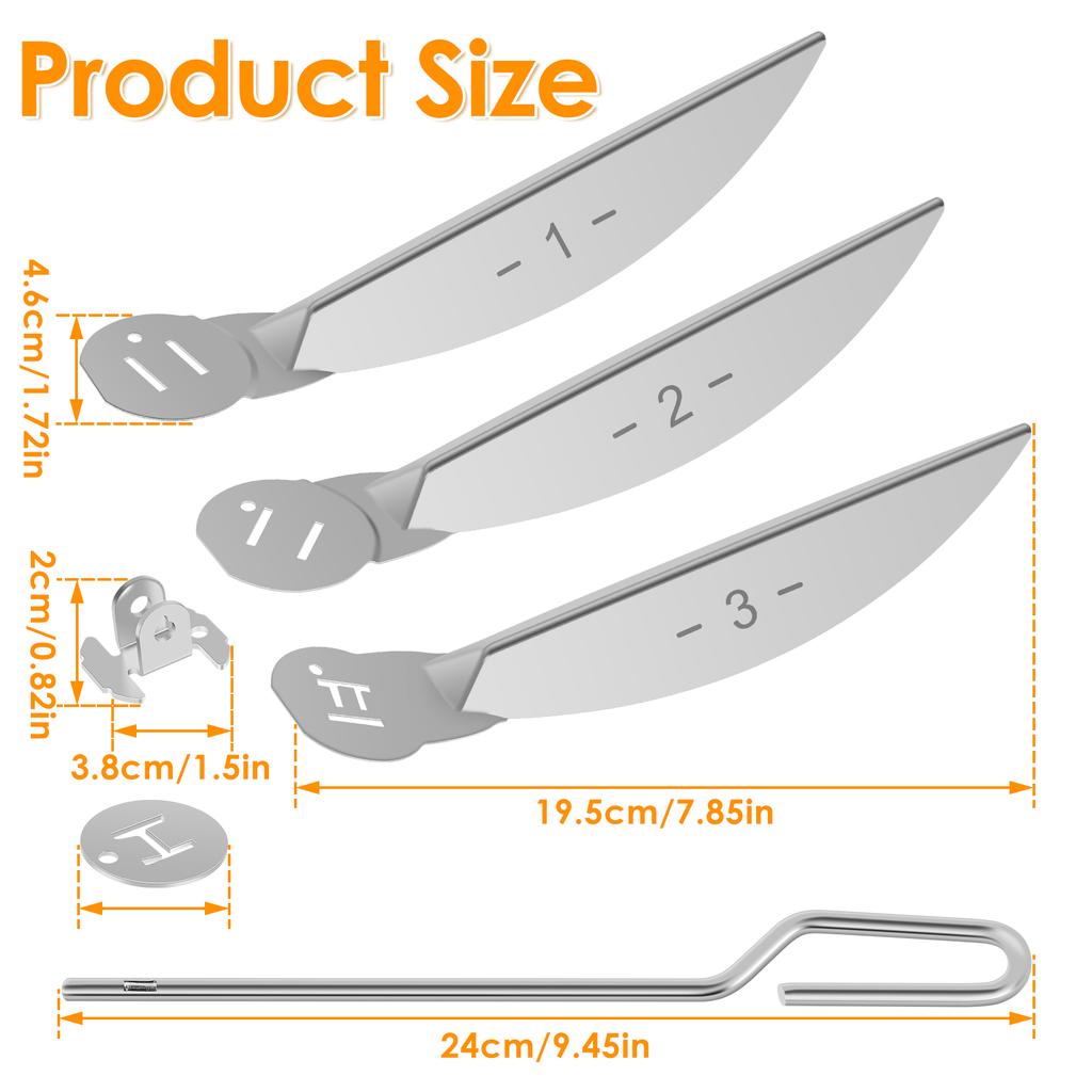 Kit Sistema di Pulizia One-Touch per Kettle Weber da 22-1/2 Pollici Per Griglia Fondo Griglia Regolatore Flusso Aria Pulizia Ceneri