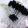 50pcs Eyelashes Brush Handle Makeup Brush Mascara Wands Eyelash Extension Tool Supplies Applicator Spoolers