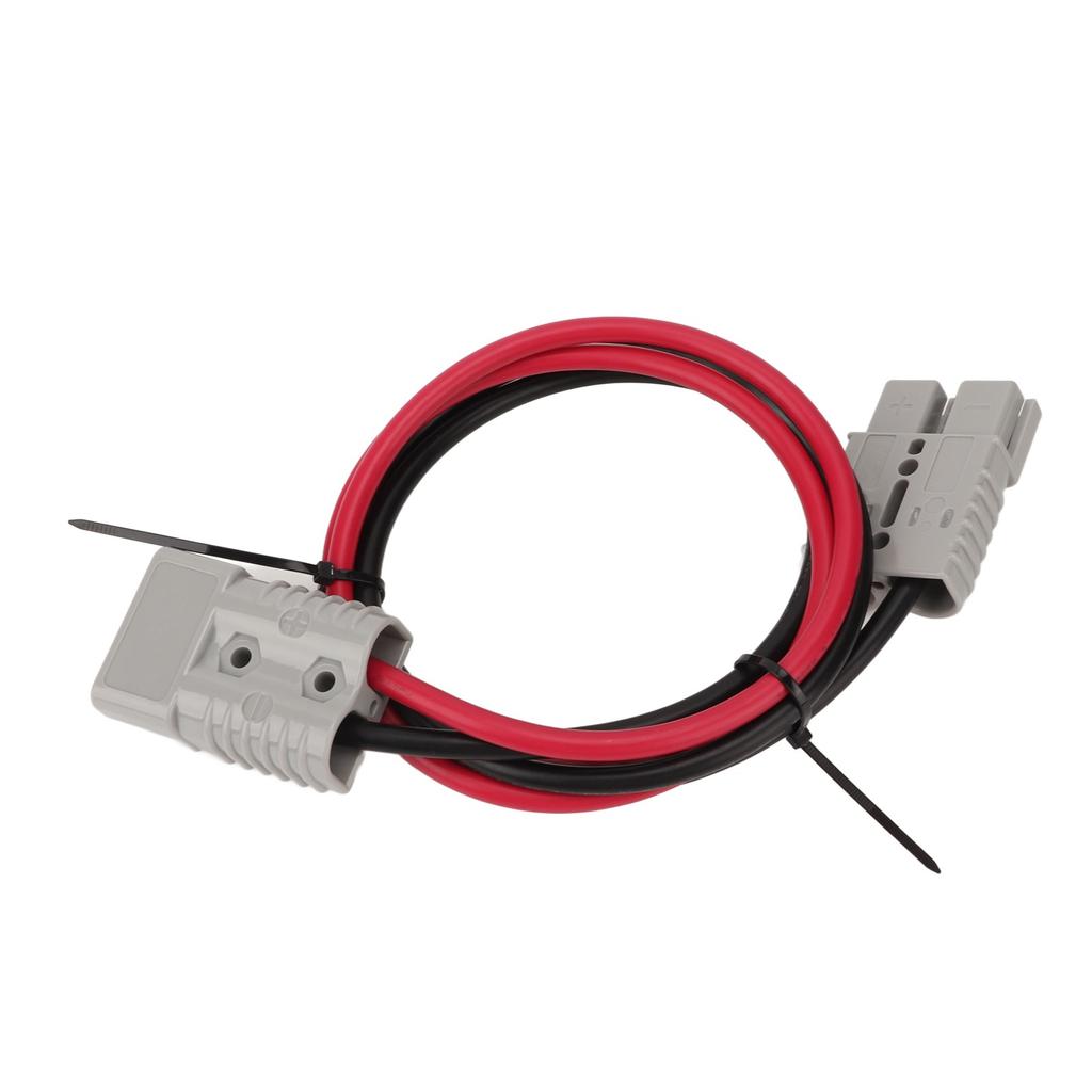 Battery Adapter Cable 6AWG Battery Power Connector 600V 175A 120cm/3.94ft for Automotive