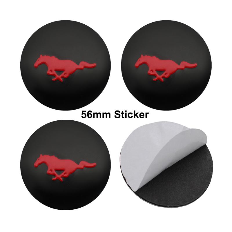 4pcs 56mm Car Styling Wheel Center Hub Caps Stickers Badge For Ford Focus Mk2 Mk3 Mondeo Fusion Explorer Escape Shelby EdgeWI1