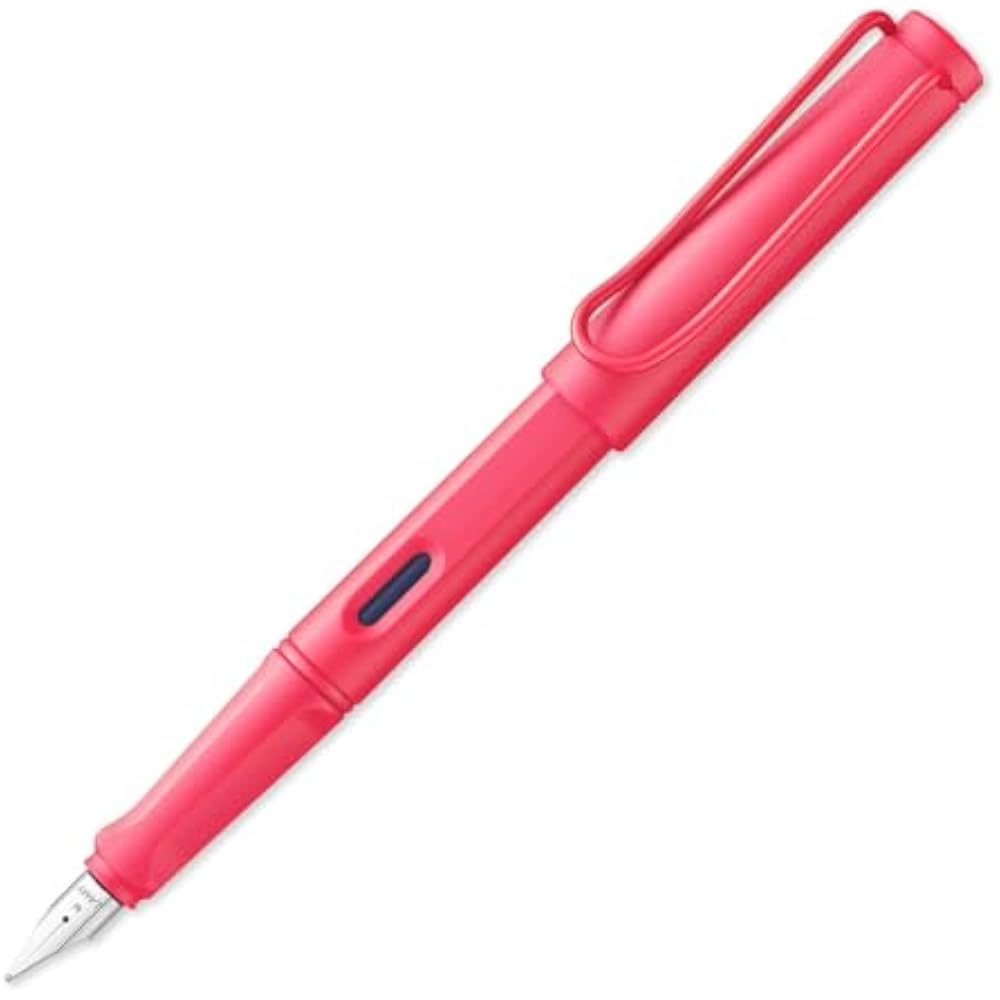 LAMY Ramie Fountain Pen Safari Stationery Writing Instrument Gift (Sunset, EF Ultra Fine Print)