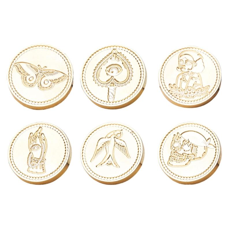 Butterfly Sealing Wax Stamp for DIY Christmas Envelopes Card Wedding Invitation Decoration Brass Swallow Wax Seal Stamp