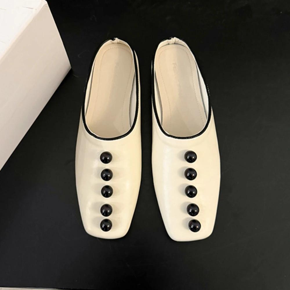 

Модные женские полутапочки с бисером, летние полутапочки для женщин, роскошные дизайнерские тапочки, пляжные сандалии на плоской подошве, Zapatos De Mujer 40 бежевый