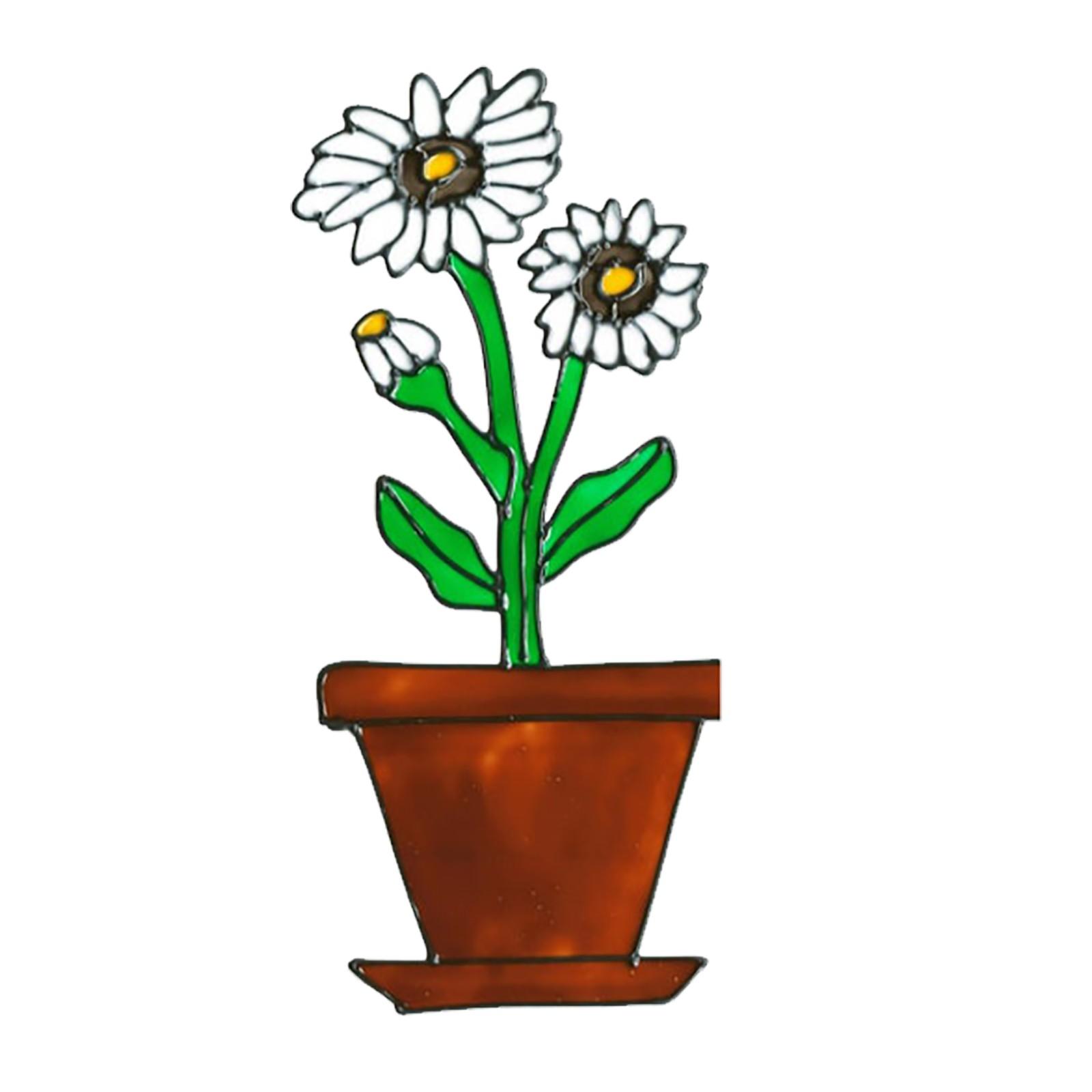 

Цветочный горшок Цветочная композиция Наклейки Наклейки на стену Украшение оконного стекла