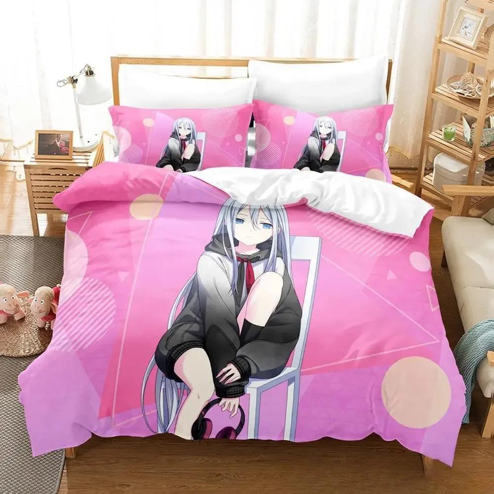 Anime Yoisaki Kanade Bedding CollectionDuvet Cover Comforter Bed Collection Quilt Cover PillowcaseKing Queen Twin Size Boys Girls Adultse