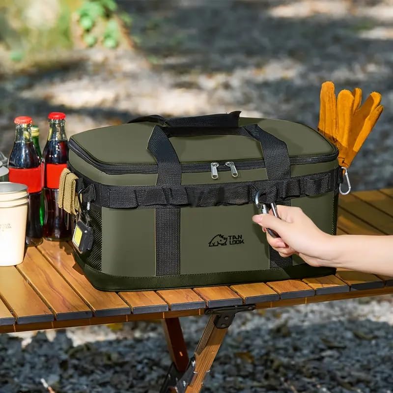 

Outdoor Cooler Keeps Food Cold or Keeps Food Lightweight Box, Warm, Fresh, Portable, 23L, Waterproof, (Olive) оливковый
