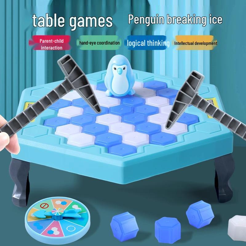 Icebreaker Penguin Rescue Game: Educational, Concentration and Strategy Toy for Boys and Girls