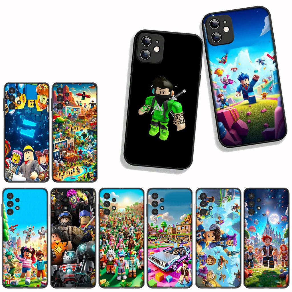 for Samsung Galaxy A07 A13 A12 A23 A42 A50 A51 A52 A53 A70 A71 A72 A21S A04 Note 20 9 8 10 Phone Case Game R-Robloxs Wallpaper