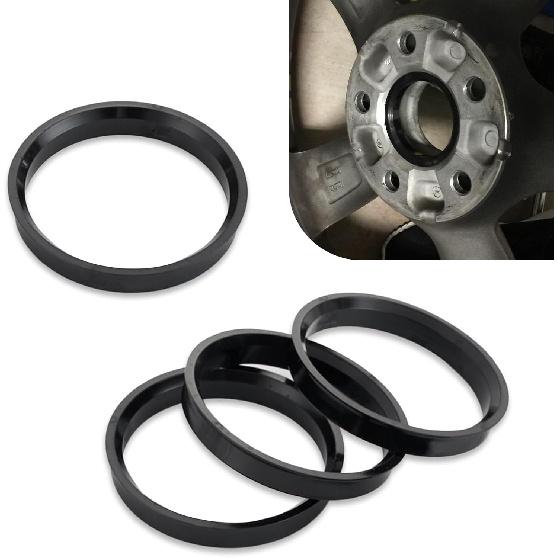 

Комплект из 4 шт. Центральное кольцо ступицы колеса автомобиля, Наружный диаметр 2,87 дюйма, Внутренний диаметр 2,36 дюйма, Пластиковое кольцо-адаптер от пыли и ржавчины, и Втулка вала для снижения вибрации, Совместимо с