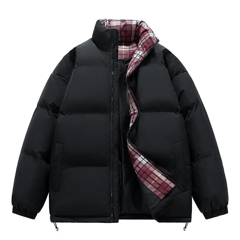 

Стеганая одежда одинаковая для мужчин и женщин, зимняя новая свободная стеганая куртка со стойкой, теплая и утолщенная повседневная стеганая одежда, для пары S