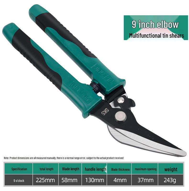 Industrial Aviation Snips & Wire Cutters - Large Tin & Drywall Shears