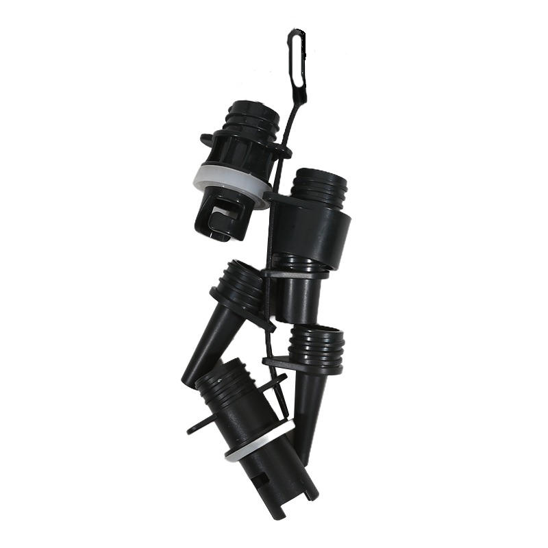 6PCS Inflatable Boats Pumps Adapter Paddle Board Pump Attachment Air Valve Adapter Kayak Accessories