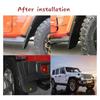 Jeep Wrangler Sahara JL 2018 2019 2020-2025 Mud Guards Fender Mud Flaps Car Accessories