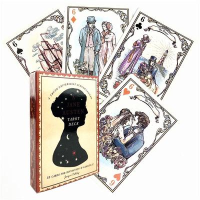 Jane Austen Tarot Destesi 53 Kehanet Oracle Destesi için Kartlar