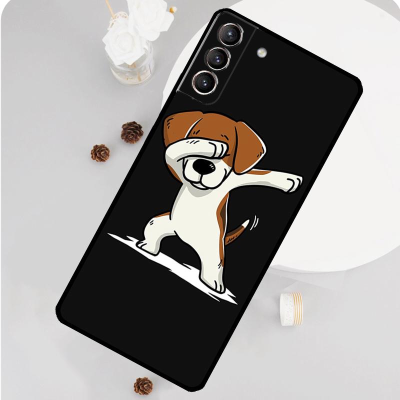 Σκύλος Μπίγκλ Χαριτωμένη Κινούμενη Θήκη Τηλεφώνου Για Samsung Galaxy S26 S25 S24 S20 S21 S22 S23 Ultra S10 Plus S25 FE Θήκη Κάλυμμα