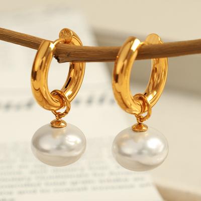 Kreis Perlen Anhänger Ohrringe Damen Premium Design Ohrringe Ohrringe Ohrringe Steckerohrringe