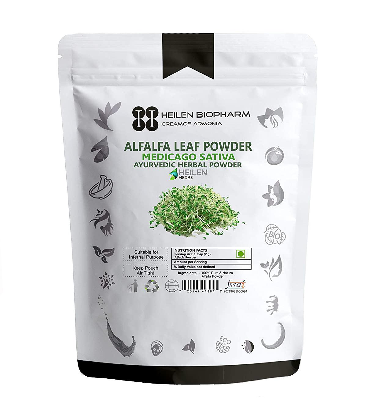 

Порошок листя Люцерни (100 г), Alfalfa Leaf Powder, Heilen Biopharm