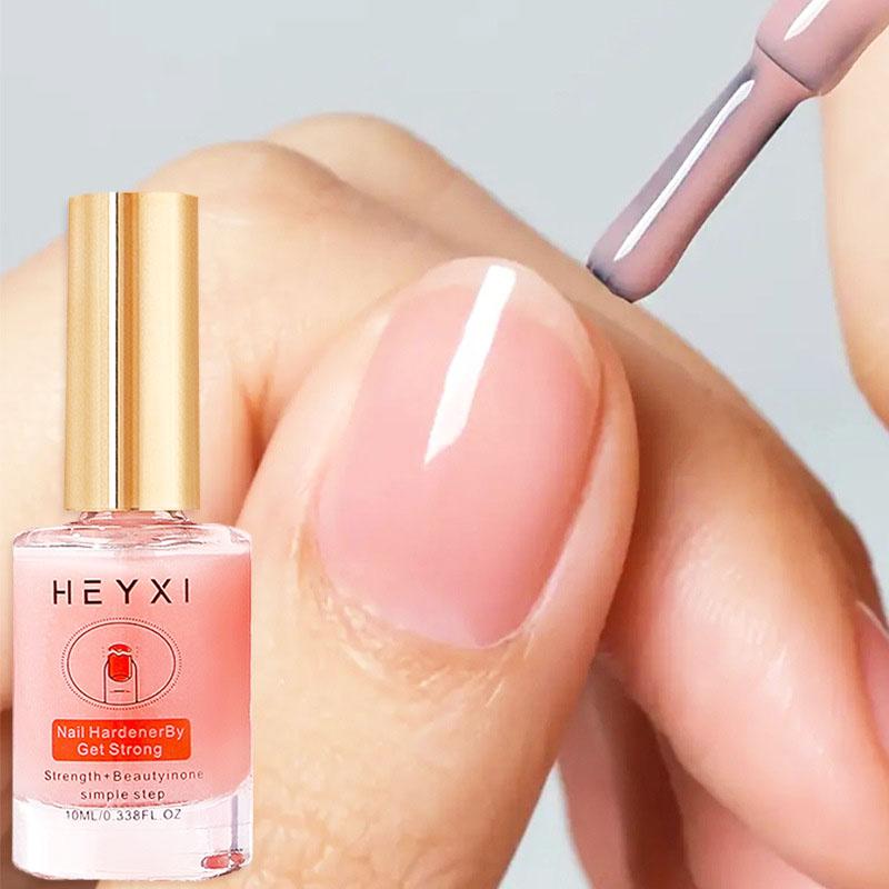 Natural Pink Nail Hardener Nail Art Decoration Nail Care Brightening Pink Natural Transparent Pink