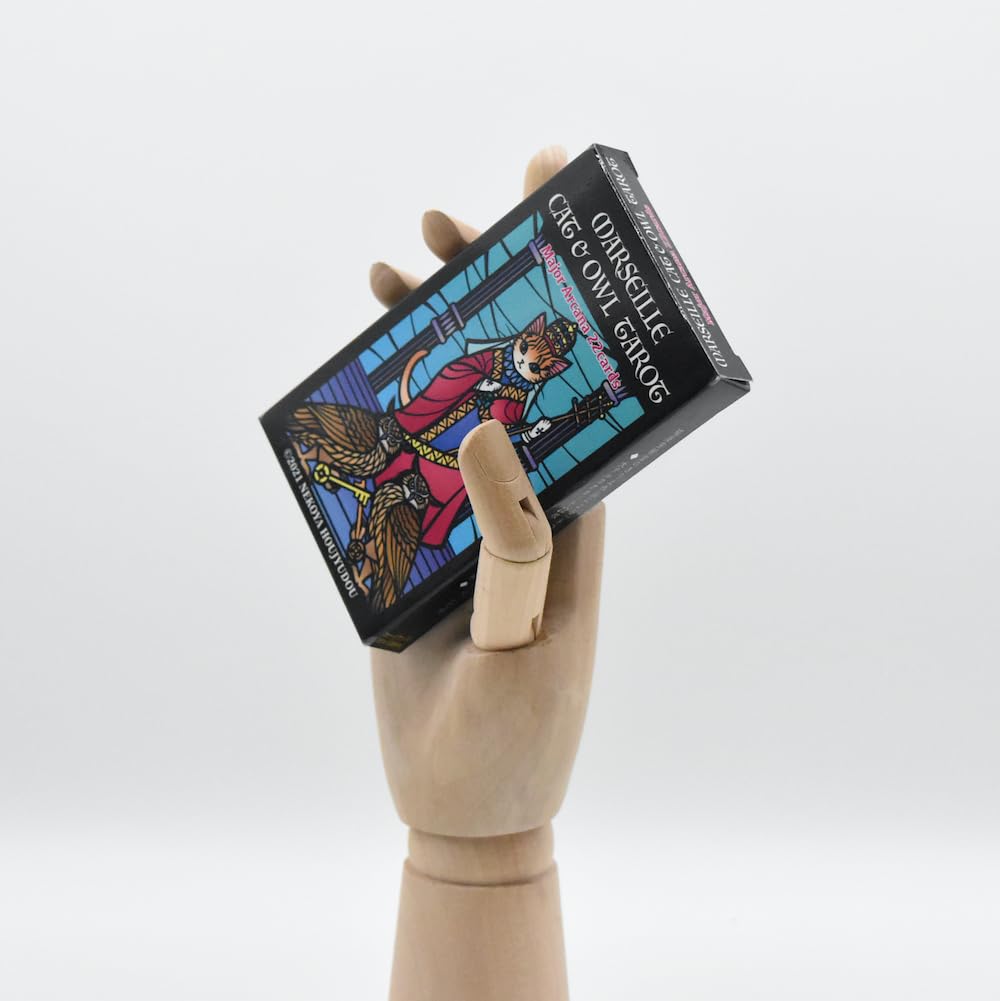 Cat and Owl Marseille Tarot Nekoya Hojudo 22 cards with Japanese keyword list [Authentic]