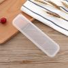 Tableware Box Portable Cutlery Case Spoon Fork Storage Box Students Household Dinnerware Bag Multicolor Transparent Cover