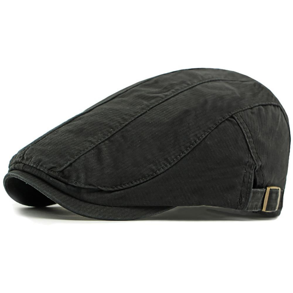 HT4771 Mens Berets Women Spring Summer Cotton Cap Vintage Artist Painter Beret Hat Male Female Ivy Flat Cap Adjustable Beret Cap