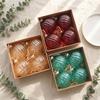 4Pcs Pack Christmas Ball Set PET Material Colorful Hanging Bauble Ball Pendant  Holiday Parties