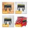 Space Saving Screwdriver Holder and Spanner Organizer Steel Construction Garage Tool Rack Hammers and Wrench Stand