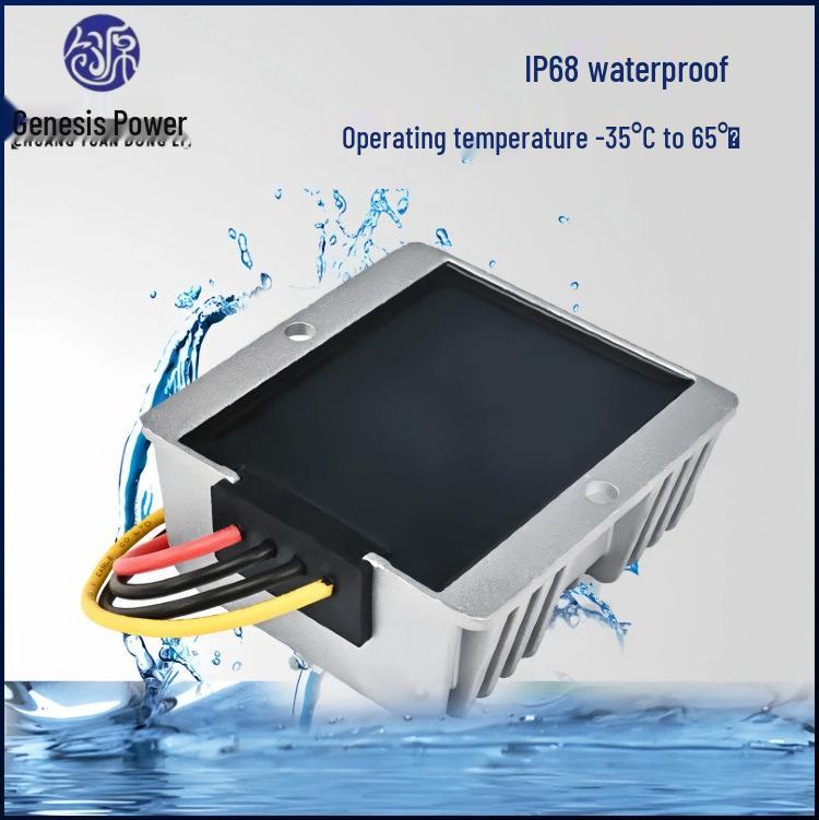 9-36V to 12V, 1-30A Regulated DC-DC Buck-Boost Converter Module