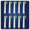Brush Head - Oral-b - Crossaction 80339346 - 10 Pieces - Colors: Blue, Green, White