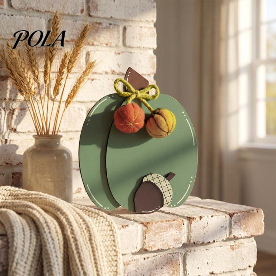 Fall Home Decorations Wooden Harvest Pumpkin Ornaments, Autumn Decorations, Decorative Tabletop Rustic Thanksgiving Decor Centerpiece for Festival