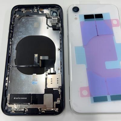 ל-iPhone XR בית אחורי עם הרכבת חלקי פלקס קטנים להחלפה