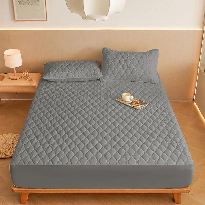 New Waterproof Thicken Mattress Covers Adjustable Fitted Sheets Bed Covers Mattress Pad Protector Sheets For Bed